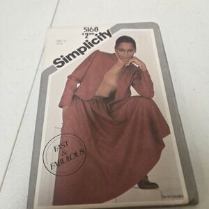 Vintage 1981 Simplicity 5168 Sewing Pattern Misses Skirt and Jacket Size 12